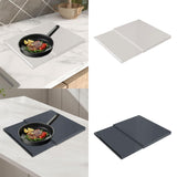 Maxbell Countertop Storage Moving Slider Sliding Coffee Tray Mat for Toaster Blender White