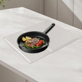 Maxbell Countertop Storage Moving Slider Sliding Coffee Tray Mat for Toaster Blender White