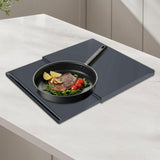 Maxbell Countertop Storage Moving Slider Sliding Coffee Tray Mat for Toaster Blender Black