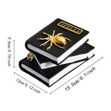 Maxbell Halloween Witch Spellbook Spooky Table Decoration for Bookshelf Indoor Gifts