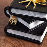 Maxbell Halloween Witch Spellbook Spooky Table Decoration for Bookshelf Indoor Gifts