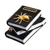 Maxbell Halloween Witch Spellbook Spooky Table Decoration for Bookshelf Indoor Gifts