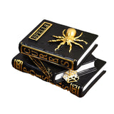 Maxbell Halloween Witch Spellbook Spooky Table Decoration for Bookshelf Indoor Gifts