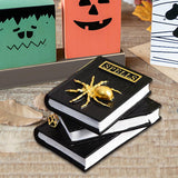 Maxbell Halloween Witch Spellbook Spooky Table Decoration for Bookshelf Indoor Gifts
