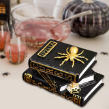 Maxbell Halloween Witch Spellbook Spooky Table Decoration for Bookshelf Indoor Gifts