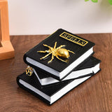 Maxbell Halloween Witch Spellbook Spooky Table Decoration for Bookshelf Indoor Gifts