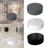 Maxbell Round Mannequin Display Pedestal Stand for Dressing Room Exhibitions Jewelry Gray