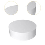 Maxbell Round Mannequin Display Pedestal Stand for Dressing Room Exhibitions Jewelry White
