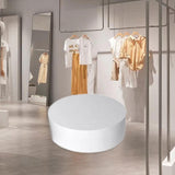 Maxbell Round Mannequin Display Pedestal Stand for Dressing Room Exhibitions Jewelry White
