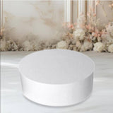 Maxbell Round Mannequin Display Pedestal Stand for Dressing Room Exhibitions Jewelry White