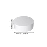 Maxbell Round Mannequin Display Pedestal Stand for Dressing Room Exhibitions Jewelry White