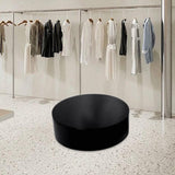 Maxbell Round Mannequin Display Pedestal Stand for Dressing Room Exhibitions Jewelry Black