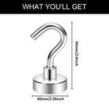 Maxbell Magnetic Hook Multipurpose Metal Key Holder for boat essential BBQ