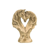 Maxbell Loving Horses Figurine Display Decor for Countertop Living Room Horse Lovers