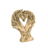 Maxbell Loving Horses Figurine Display Decor for Countertop Living Room Horse Lovers
