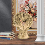 Maxbell Loving Horses Figurine Display Decor for Countertop Living Room Horse Lovers