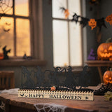 Maxbell Halloween Witch Countdown Table Sign Art Crafts for Indoor Holiday Farmhouse