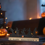 Maxbell Halloween Witch Countdown Table Sign Art Crafts for Indoor Holiday Farmhouse