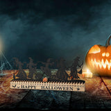 Maxbell Halloween Witch Countdown Table Sign Art Crafts for Indoor Holiday Farmhouse
