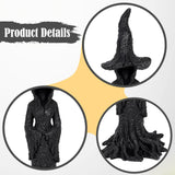 Maxbell Halloween Witch Statue Art Resin Sculpture for Restaurant Entryway Fireplace