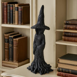 Maxbell Halloween Witch Statue Art Resin Sculpture for Restaurant Entryway Fireplace