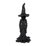 Maxbell Halloween Witch Statue Art Resin Sculpture for Restaurant Entryway Fireplace