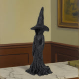 Maxbell Halloween Witch Statue Art Resin Sculpture for Restaurant Entryway Fireplace