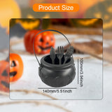 Maxbell Halloween Cauldron Small for Party Supplies Decoration with Utensil