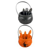 Maxbell Halloween Cauldron Small for Party Supplies Decoration with Utensil