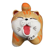 Maxbell Cat Tea Pet Ornament Artwork Collectable Sculpture for Bookcase Gift Bedroom