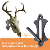 Maxbell 6x Deer Skull Mount Hanger for Game Animals Multipurpose Sturdy Skull Hanger