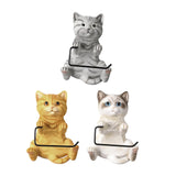 Maxbell Toilet Paper Roll Holder Funny Hotel Toilet Wall Mounted Toilet Paper Holder Grey