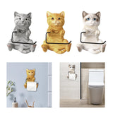 Maxbell Toilet Paper Roll Holder Funny Hotel Toilet Wall Mounted Toilet Paper Holder Grey