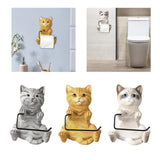 Maxbell Toilet Paper Roll Holder Funny Hotel Toilet Wall Mounted Toilet Paper Holder Grey