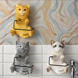 Maxbell Toilet Paper Roll Holder Funny Hotel Toilet Wall Mounted Toilet Paper Holder Grey