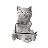 Maxbell Toilet Paper Roll Holder Funny Hotel Toilet Wall Mounted Toilet Paper Holder Grey