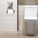Maxbell Toilet Paper Roll Holder Funny Hotel Toilet Wall Mounted Toilet Paper Holder Grey