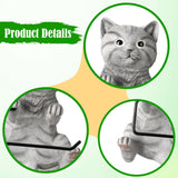 Maxbell Toilet Paper Roll Holder Funny Hotel Toilet Wall Mounted Toilet Paper Holder Grey