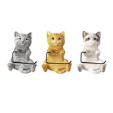 Maxbell Toilet Paper Roll Holder Funny Hotel Toilet Wall Mounted Toilet Paper Holder Grey