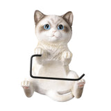 Maxbell Toilet Paper Roll Holder Funny Hotel Toilet Wall Mounted Toilet Paper Holder White
