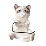 Maxbell Toilet Paper Roll Holder Funny Hotel Toilet Wall Mounted Toilet Paper Holder White
