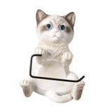 Maxbell Toilet Paper Roll Holder Funny Hotel Toilet Wall Mounted Toilet Paper Holder White