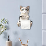 Maxbell Toilet Paper Roll Holder Funny Hotel Toilet Wall Mounted Toilet Paper Holder White