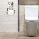 Maxbell Toilet Paper Roll Holder Funny Hotel Toilet Wall Mounted Toilet Paper Holder White