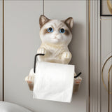 Maxbell Toilet Paper Roll Holder Funny Hotel Toilet Wall Mounted Toilet Paper Holder White