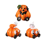 Maxbell Pumpkin Statue Versatile Resin Sculpture for Windowsills Bookshelves Mantels