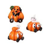 Maxbell Pumpkin Statue Versatile Resin Sculpture for Windowsills Bookshelves Mantels