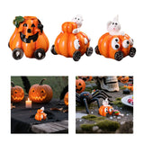Maxbell Pumpkin Statue Versatile Resin Sculpture for Windowsills Bookshelves Mantels