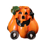 Maxbell Pumpkin Statue Versatile Resin Sculpture for Windowsills Bookshelves Mantels