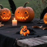 Maxbell Pumpkin Statue Versatile Resin Sculpture for Windowsills Bookshelves Mantels